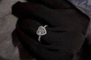 Moissanite ring